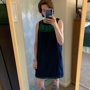 J CREW EMBROIDERED SUN DRESS SIZE S